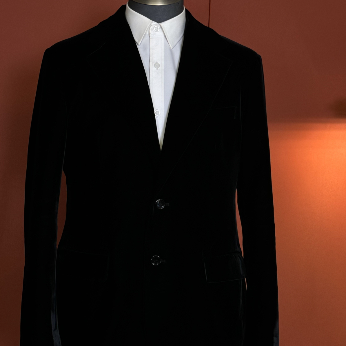 Dalton DiDi【丝绒+桑蚕丝】丝绒高定单排扣西装外套