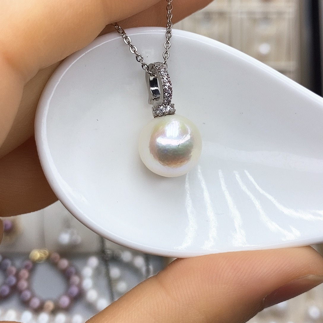 淡水珍珠合金颈饰