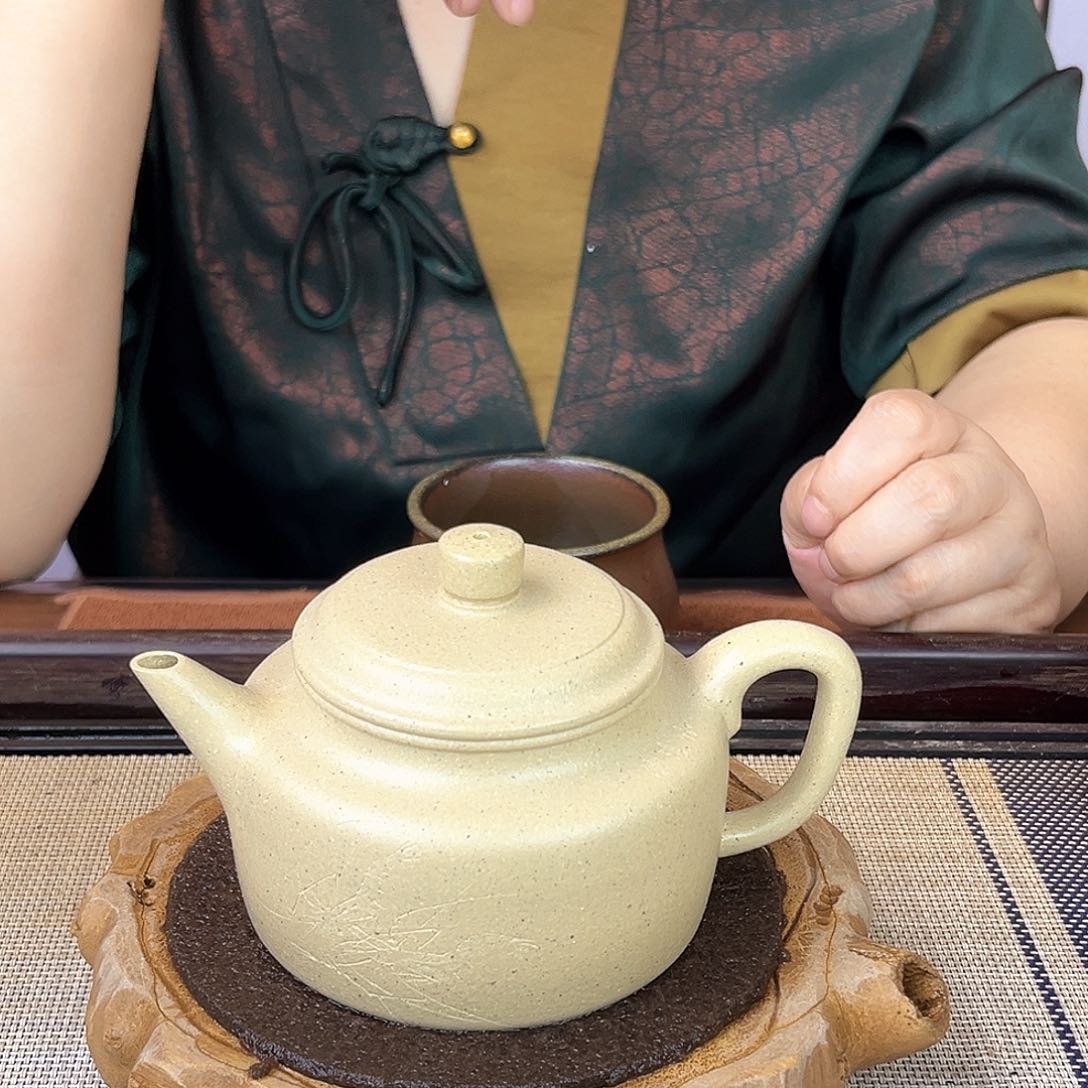 茶壶紫砂宜兴紫砂本绿240c c