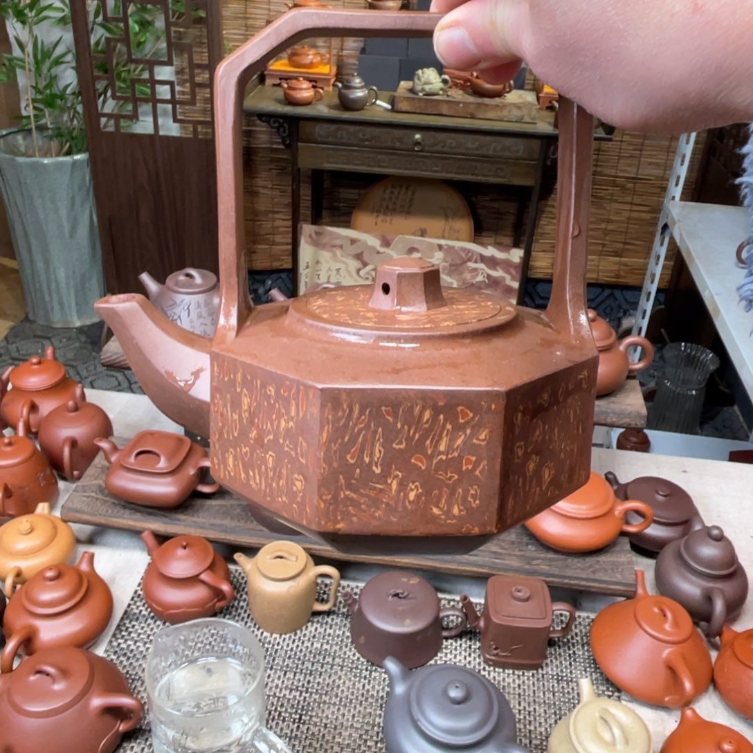 紫砂茶壶宜兴原矿紫砂手工制600