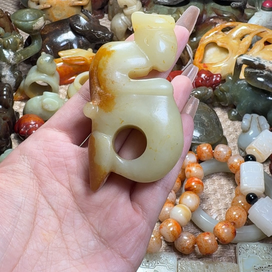 白玉菩提吊坠挂件