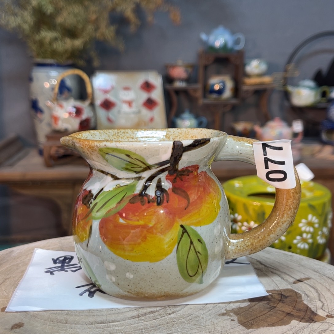 杯素浅陶瓷手工手绘