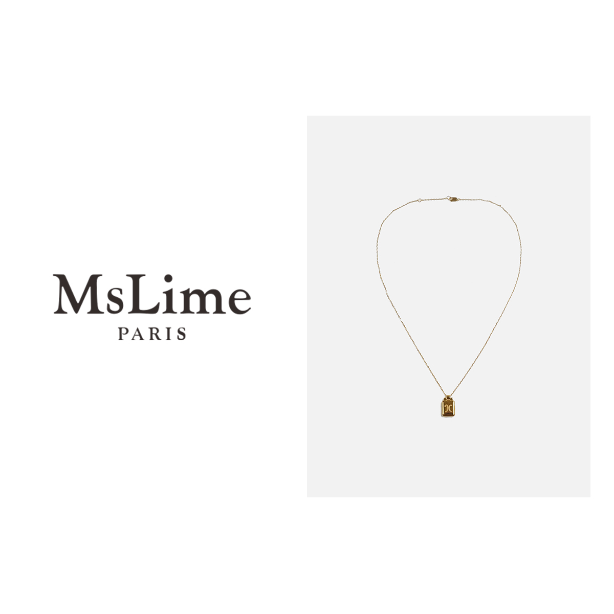 铜莫桑石项链 25年新款时尚休闲气质百搭项链 HC2B1082