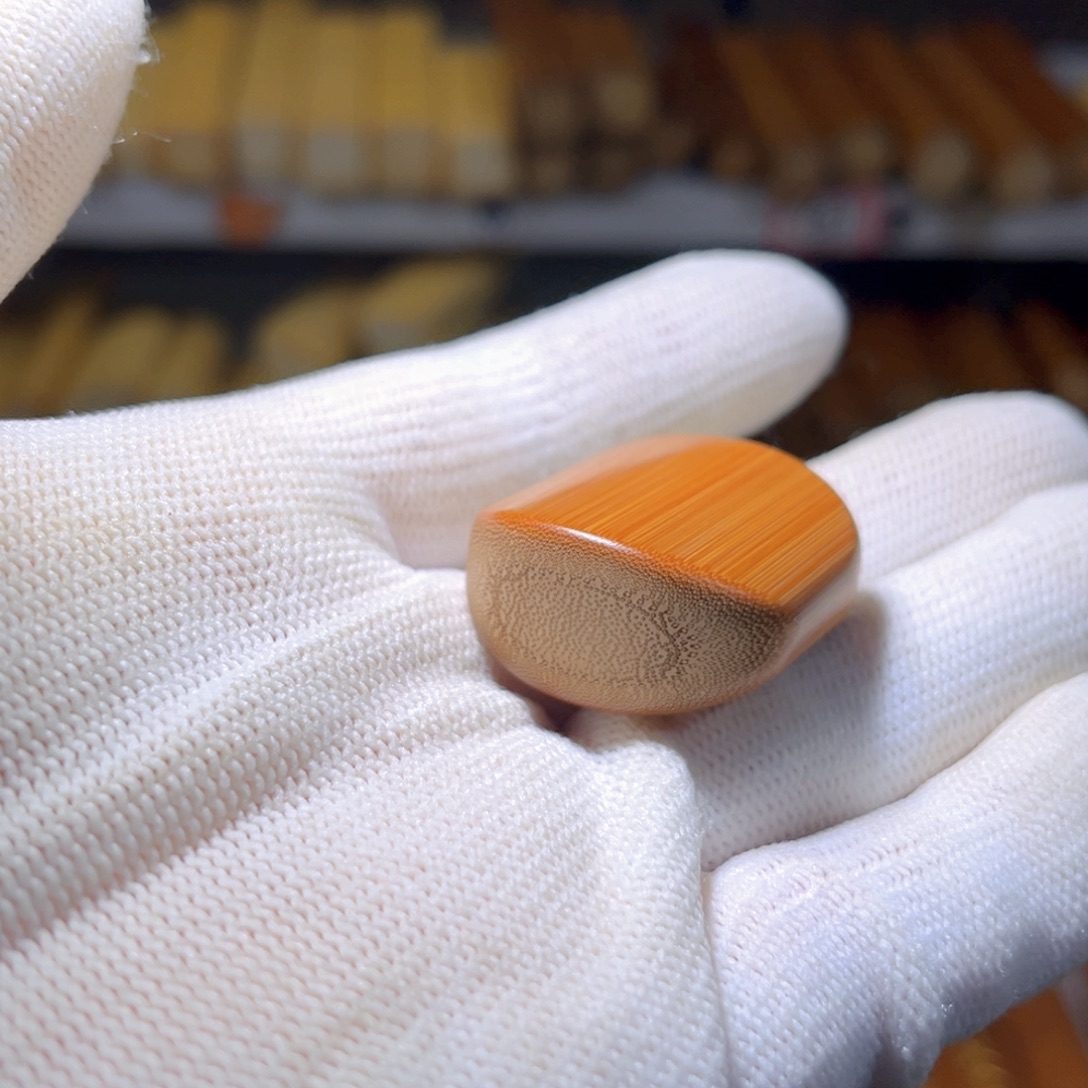 竹短胖小可爱椭一物一拍实心竹