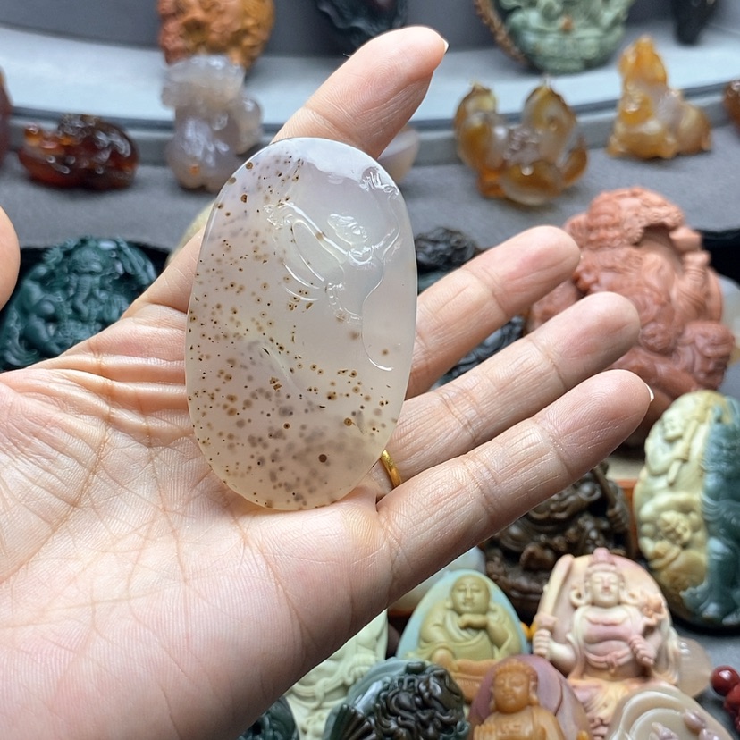 【闪购商品】未镶嵌吊坠定制玛瑙