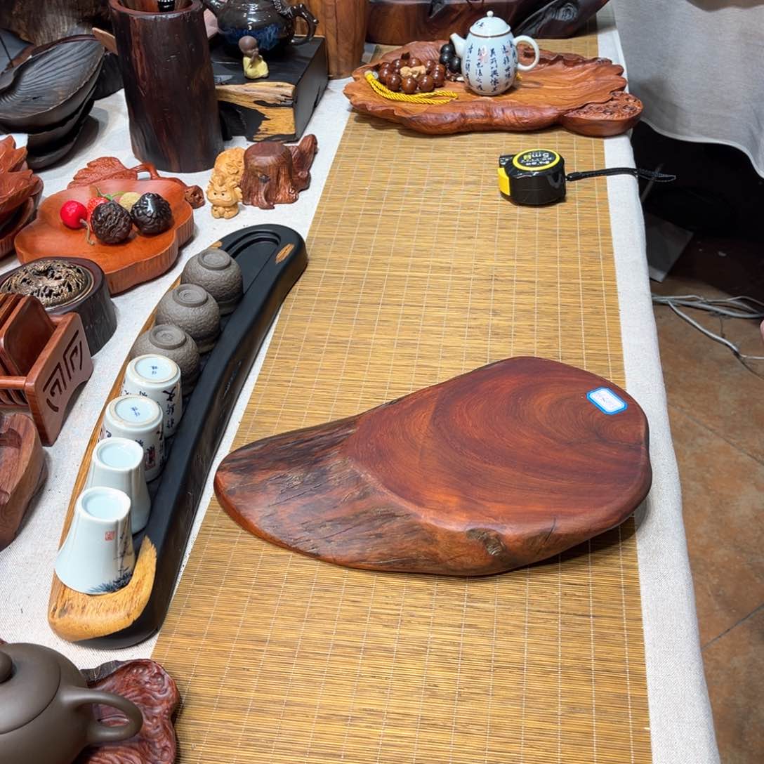 23缅甸花梨壶承底座