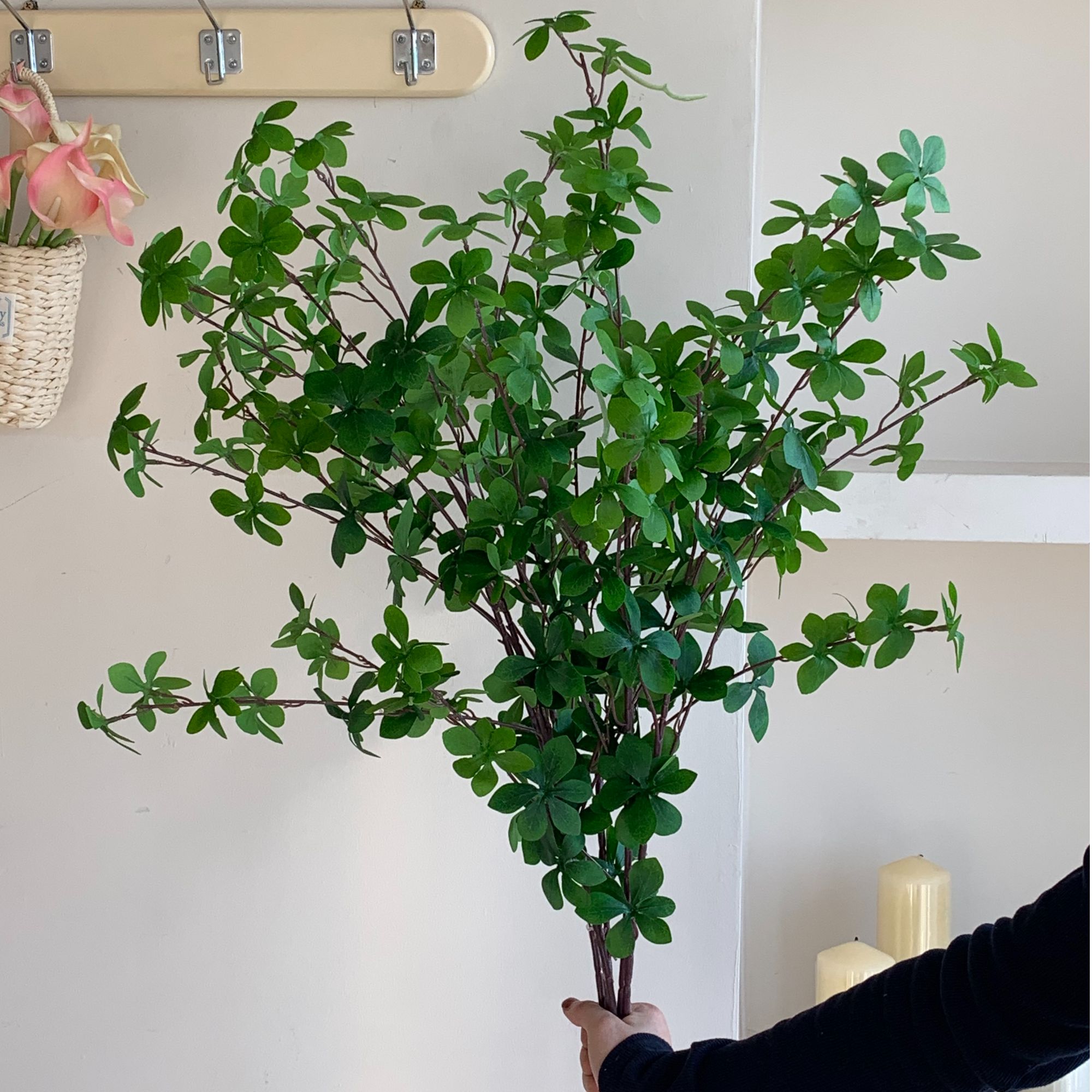 吊钟仿真植物北欧假绿植树枝客厅桌面玄关装饰摆件家居创意摆设