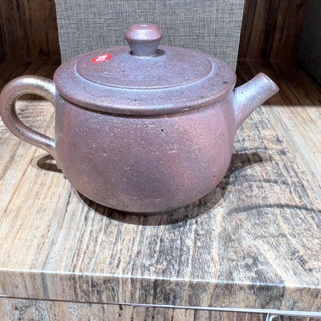 壶建水紫陶紫泥柴烧壶