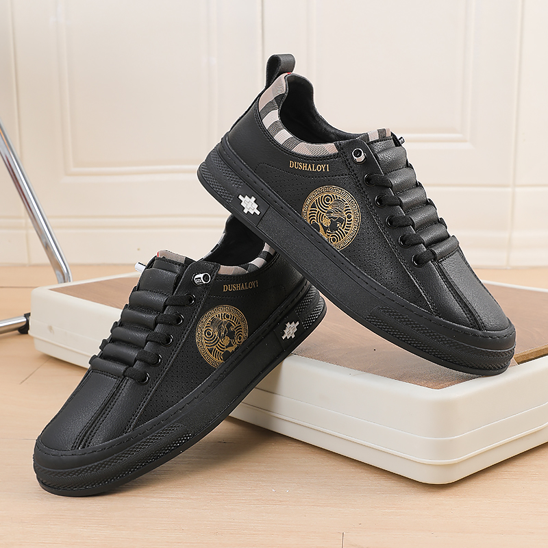 DUSHALOYI/杜莎璐易休闲板鞋低帮百搭小白鞋潮流板鞋四季9111