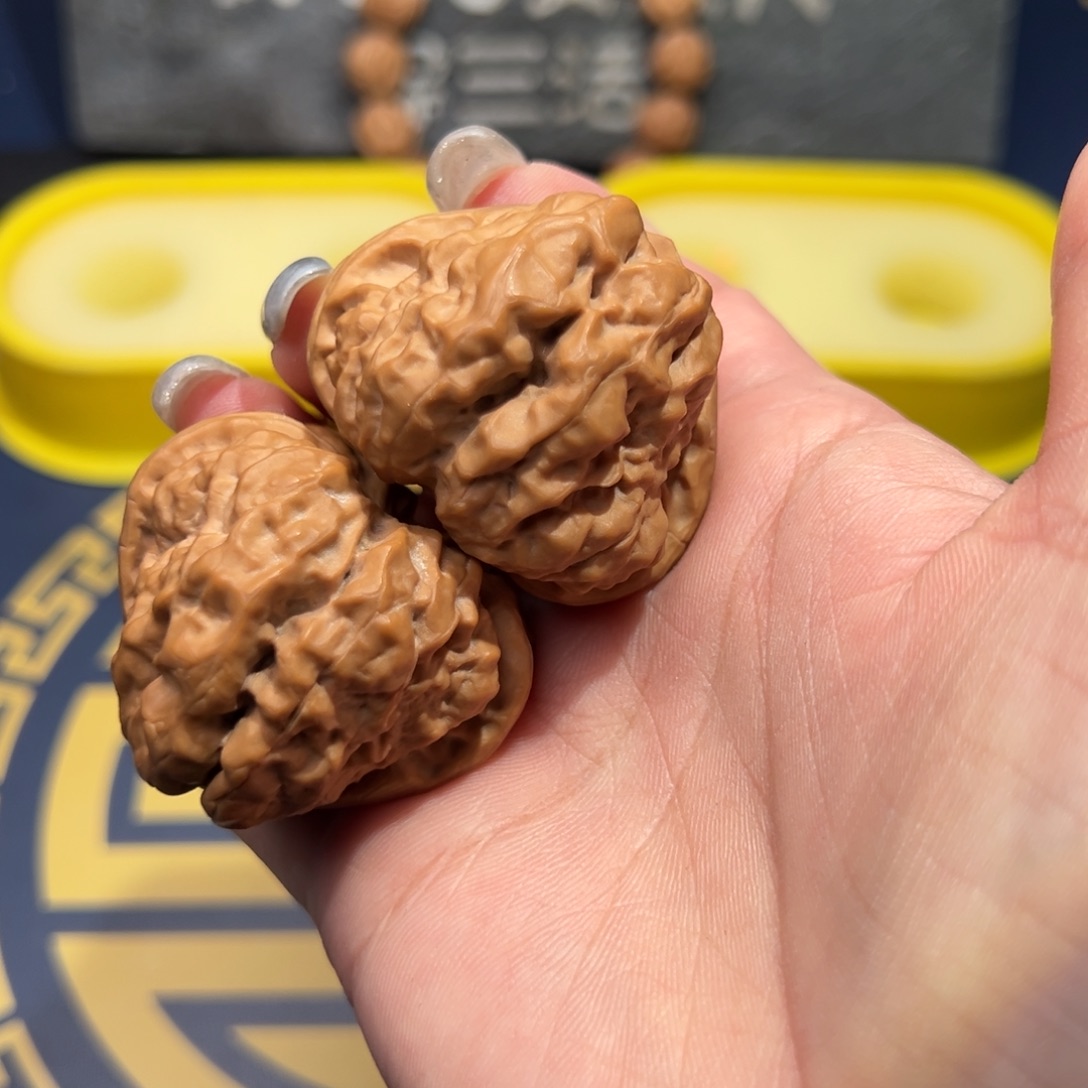 文玩核桃把件三角蛙41