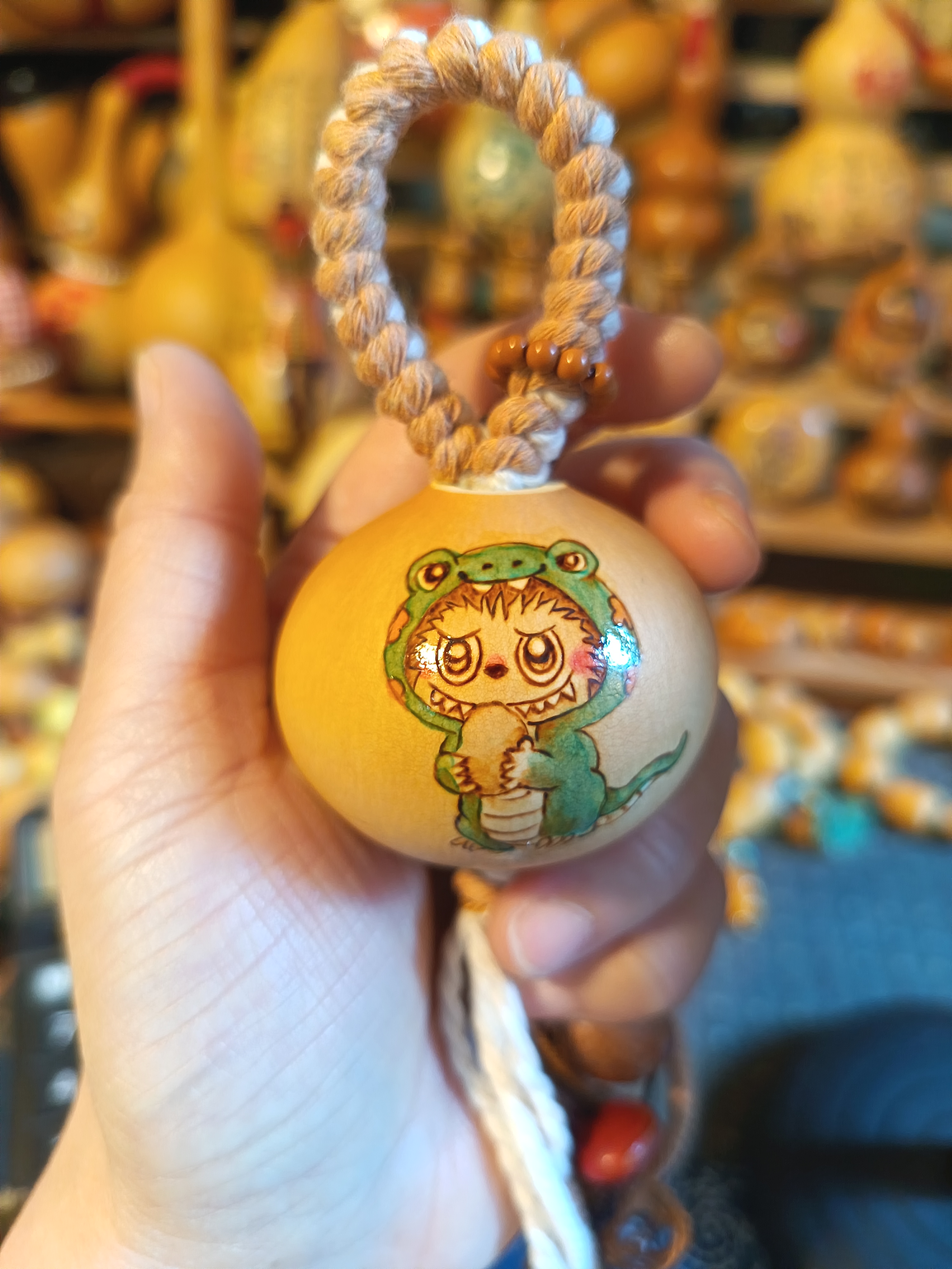 天然手工文玩葫芦手把件办公室解压神器支持定制腰间挂饰