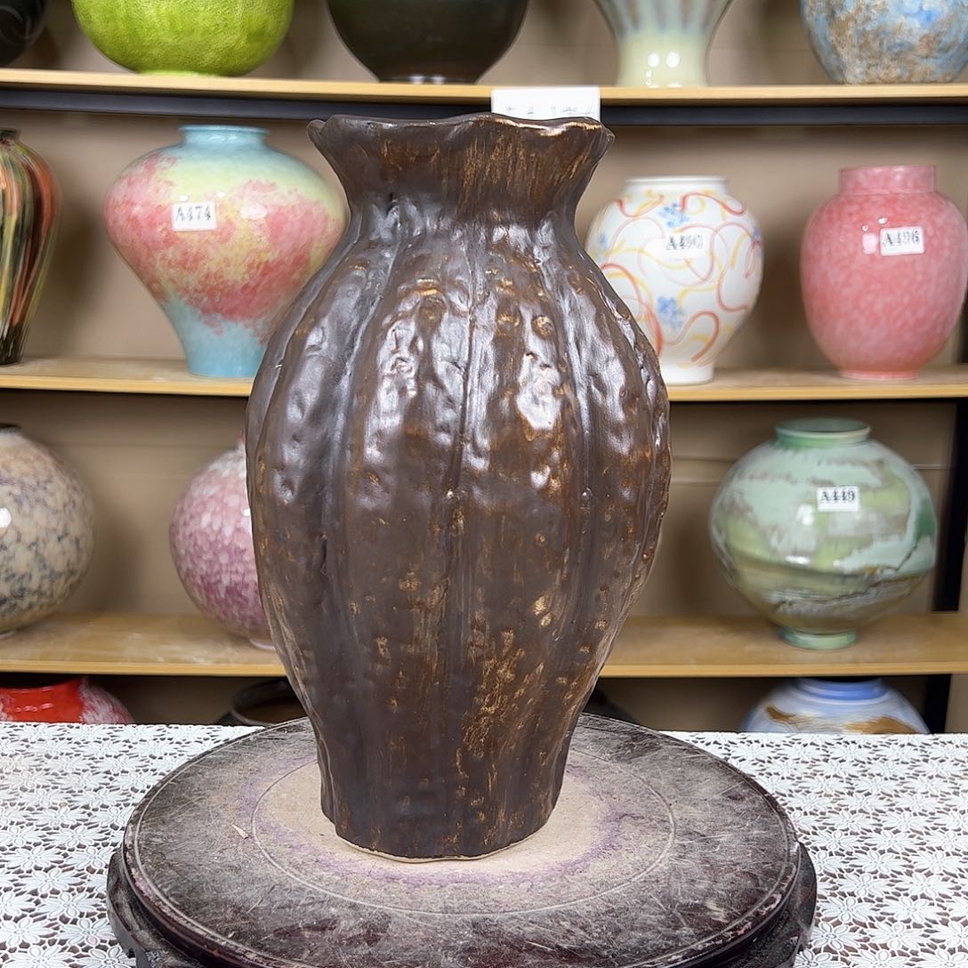 陶瓷98花瓶摆件创意