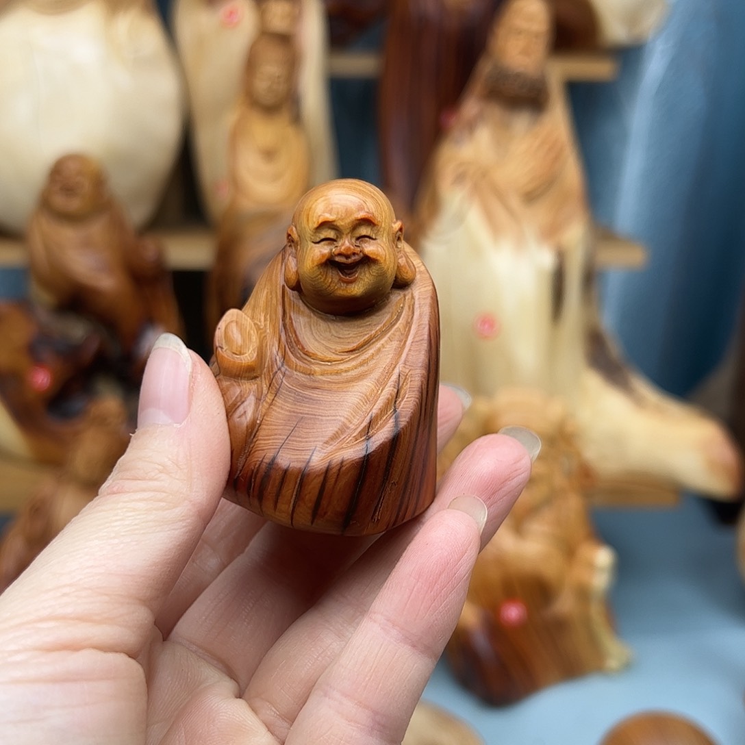 木乔**和柏木摆件手把件