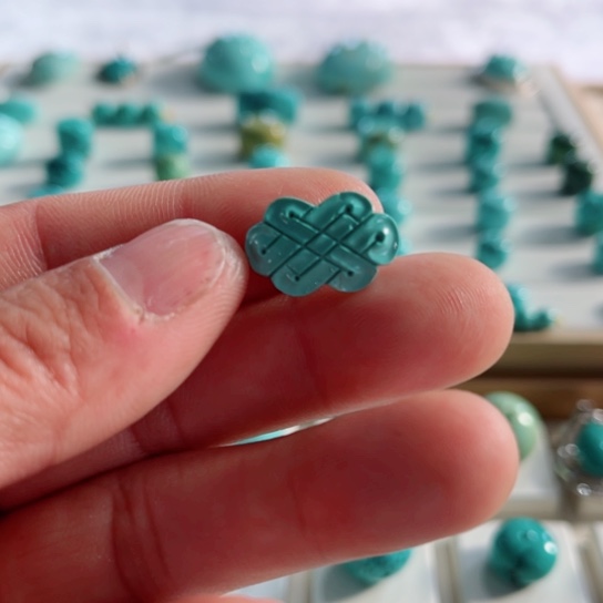 绿松石珠宝奇石未镶嵌