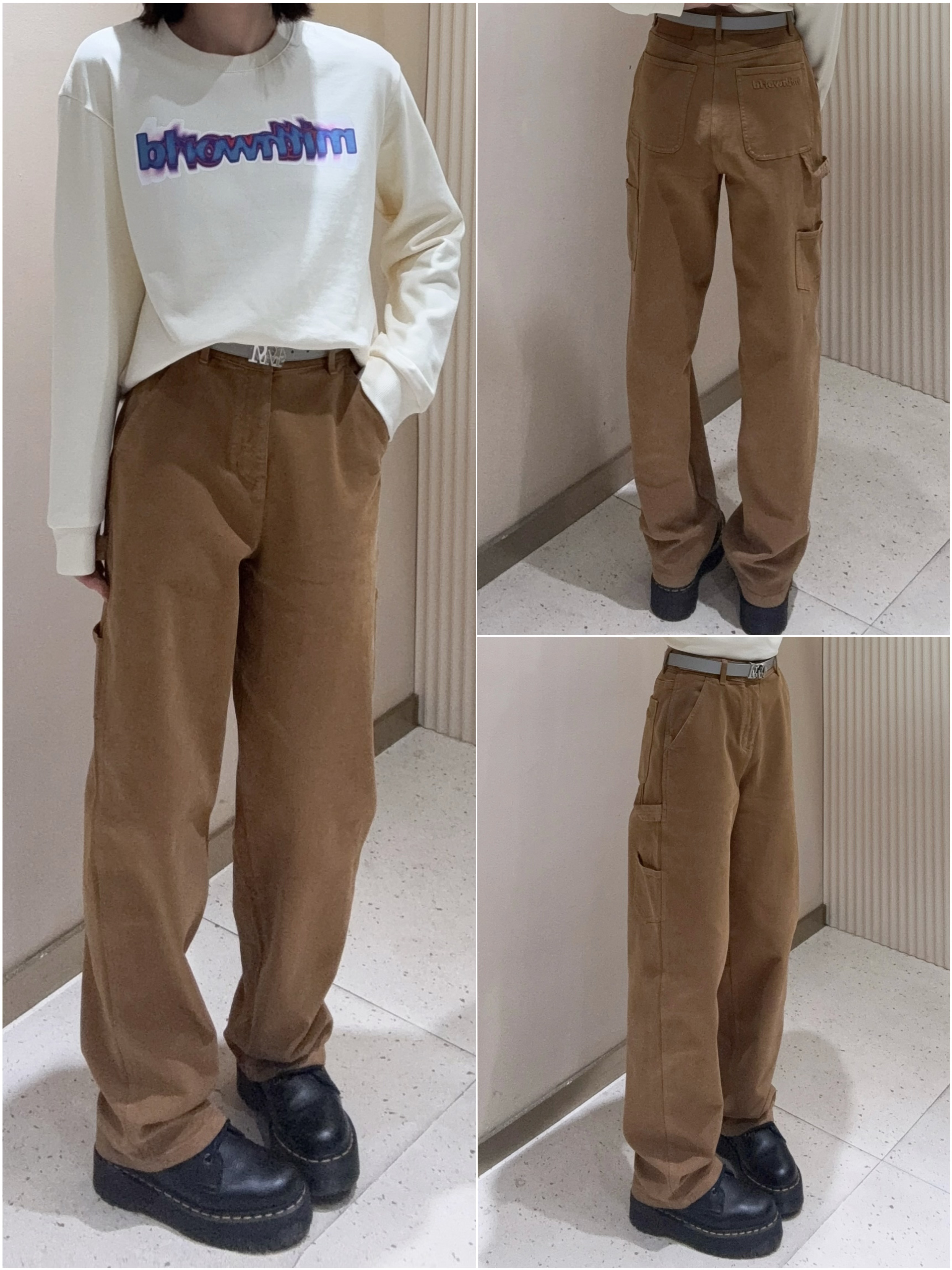 新上复古重磅牛仔裤