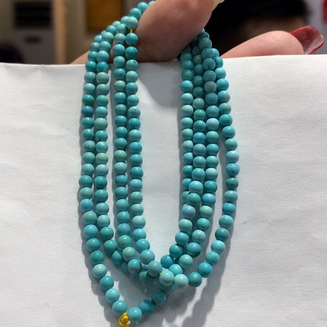 绿松石长链未镶嵌