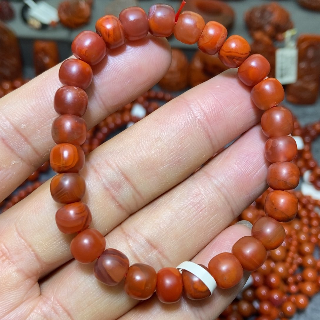 【闪购商品】南红玛瑙手串未镶嵌8mm