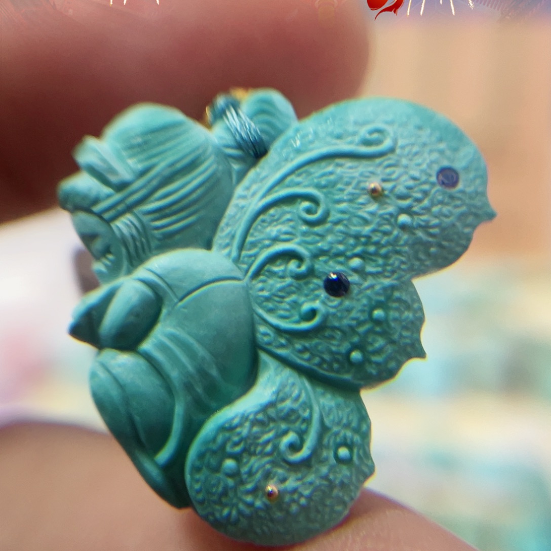 绿松石珠宝奇石未镶嵌