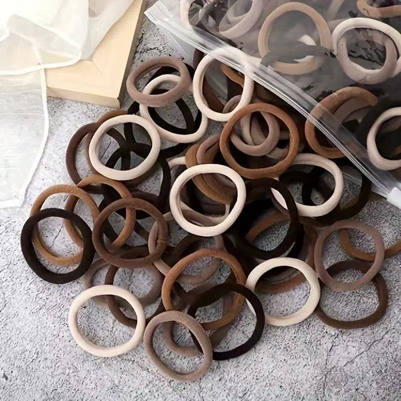 大童发圈宝宝毛巾圈不伤发高弹力皮筋女童彩色可爱马卡龙儿童发饰