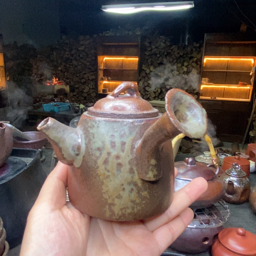 紫砂柴烧紫砂茶具