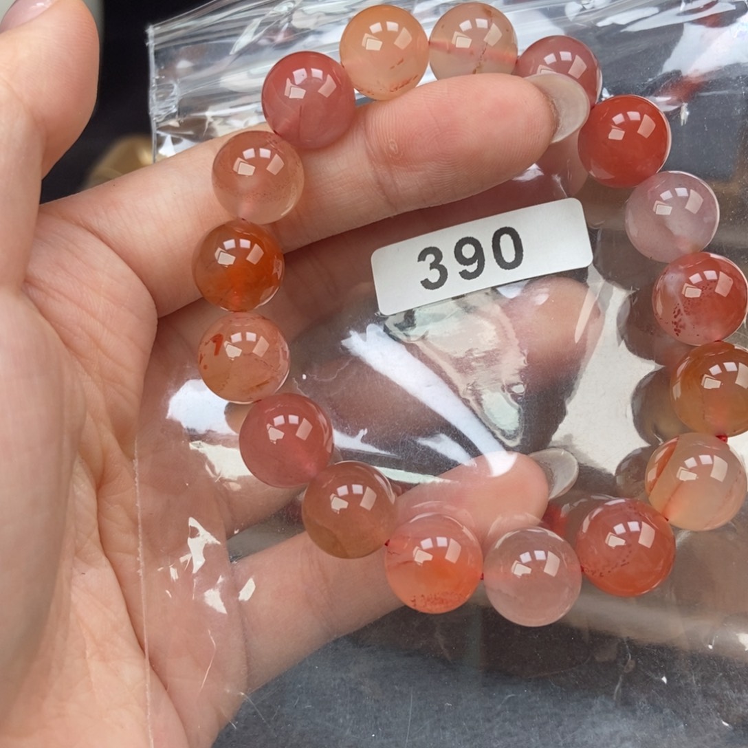 南红玛瑙未镶嵌手链卡11.6