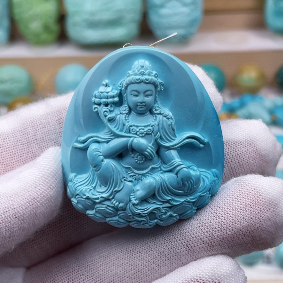 未镶嵌绿松石珠宝奇石