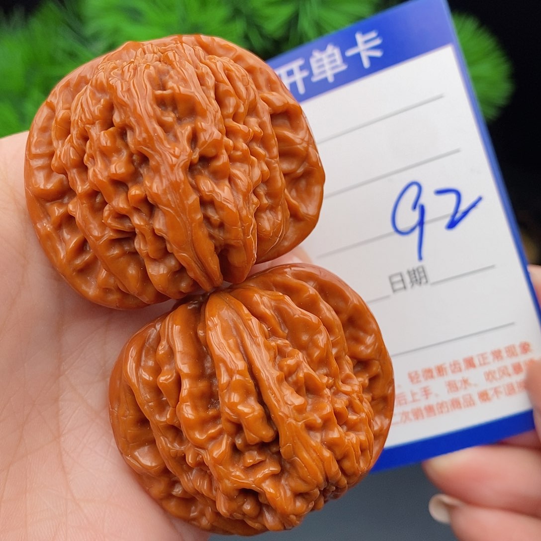 文玩核桃把件45四座楼92
