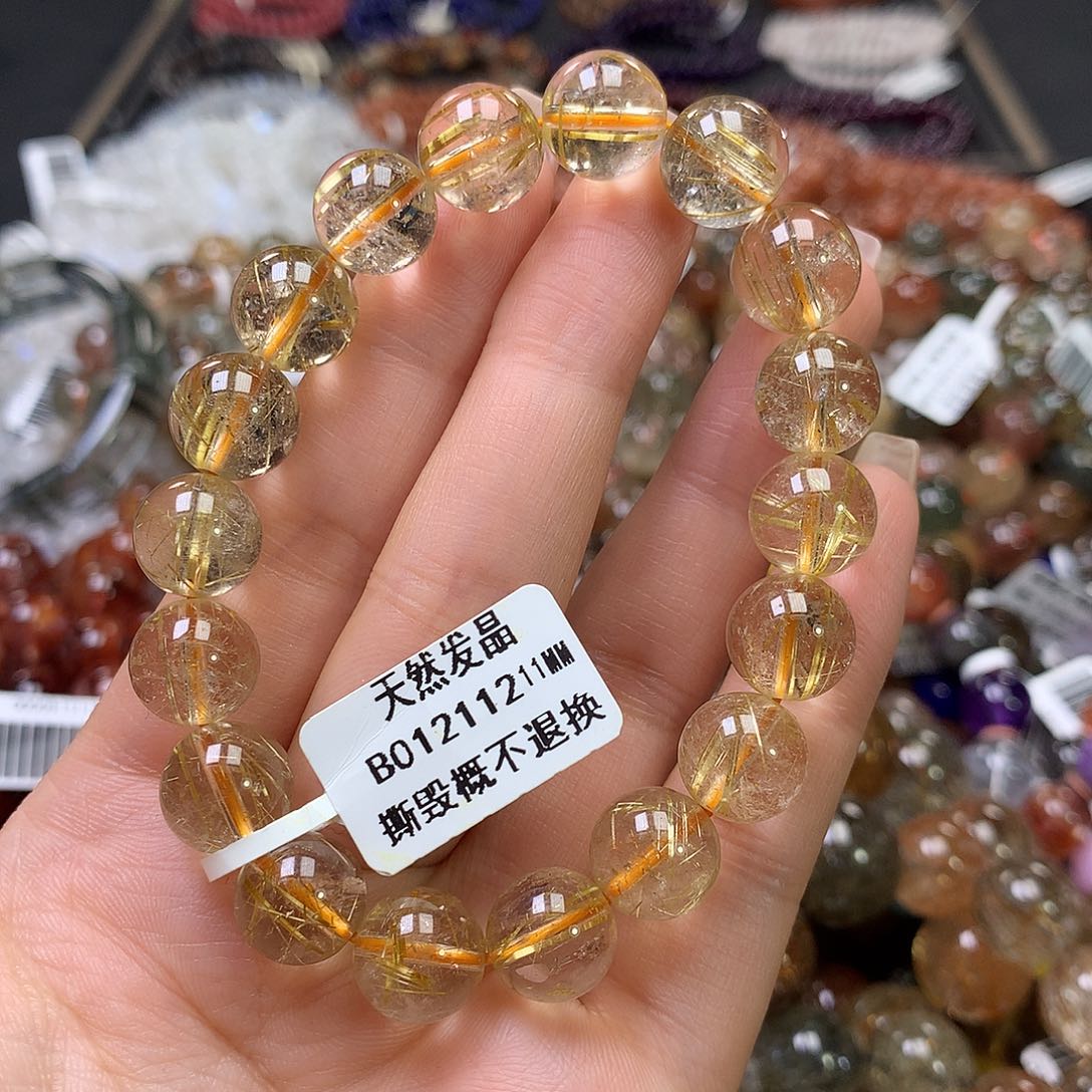 水晶手链未镶嵌，