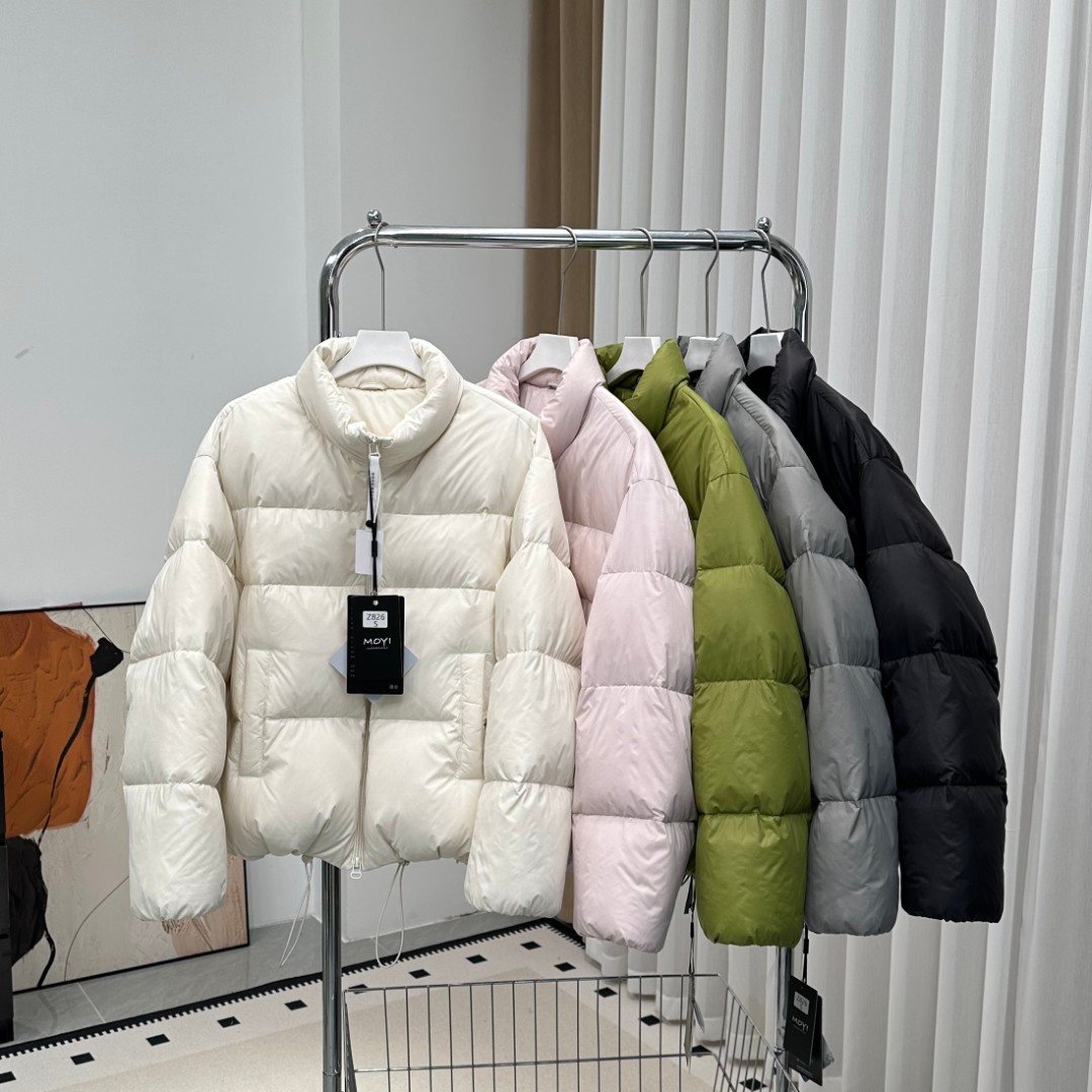 「新国标 真95%白鸭绒」肯豆风小欧包 立领羽绒服 冬季糖果色系Z826
