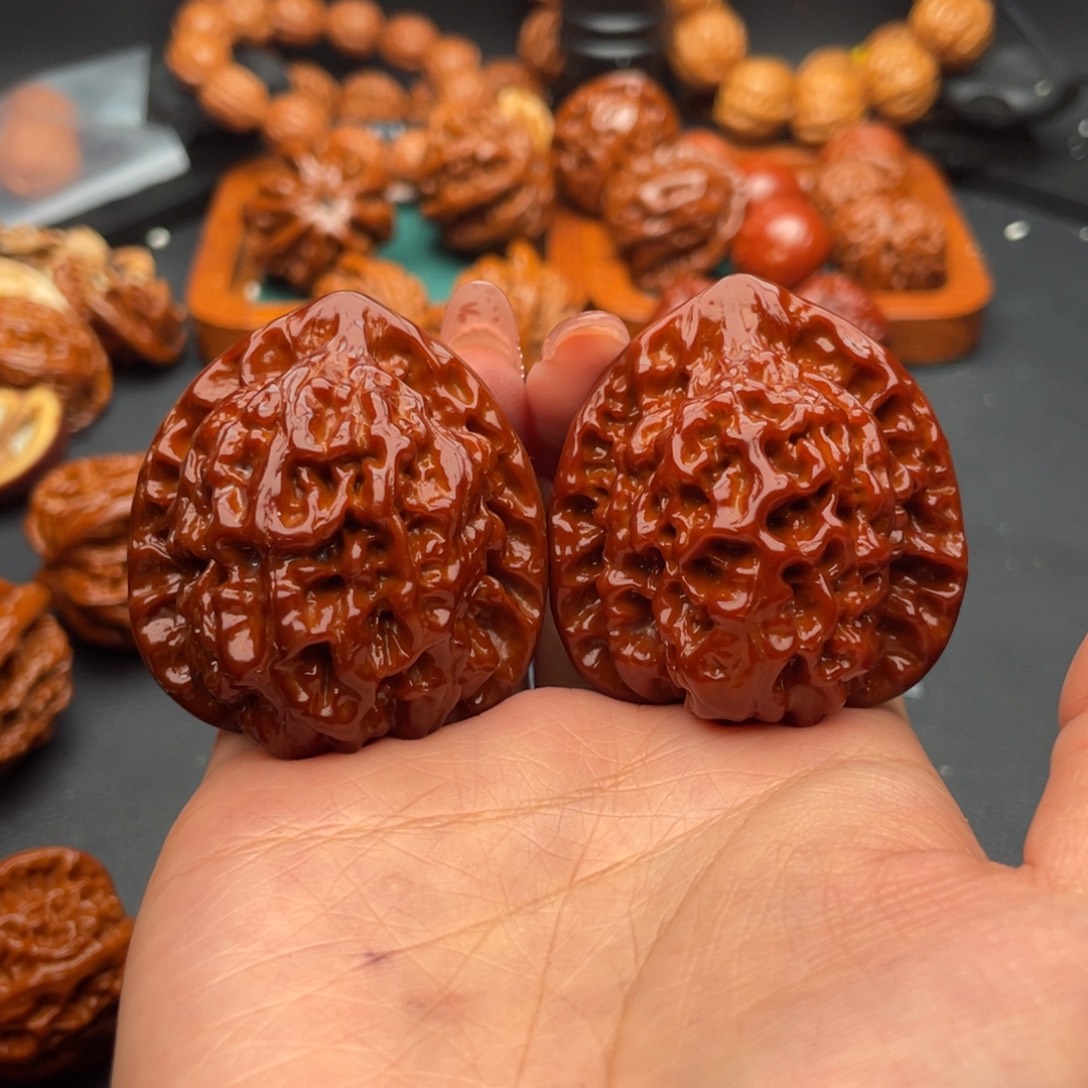 文玩核桃把件官帽