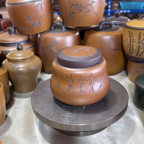 紫砂茶叶罐。。。。。。。。。