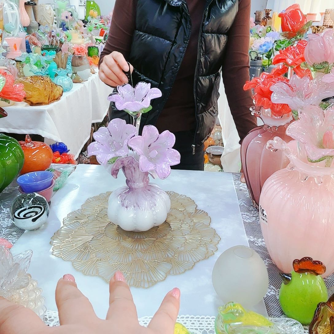 福利安妮琉璃花瓶花器艺术品