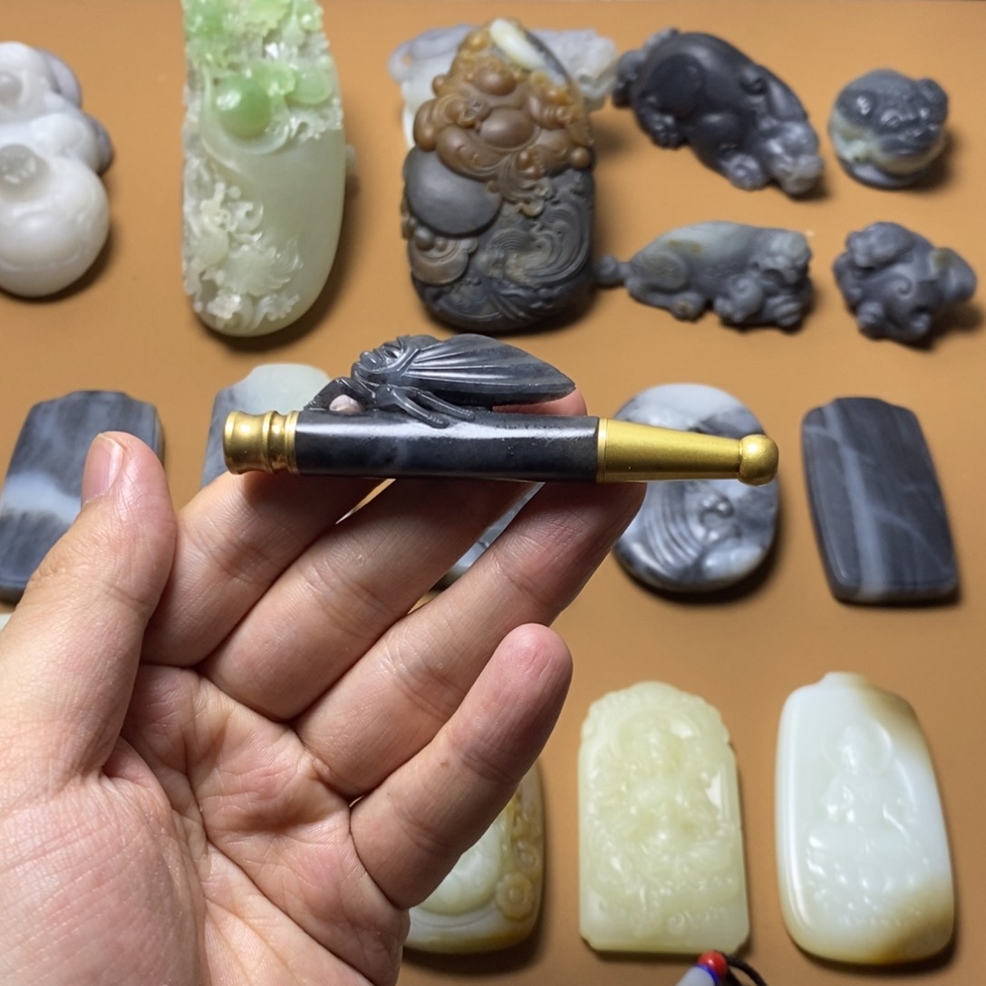 和田玉把件未镶嵌