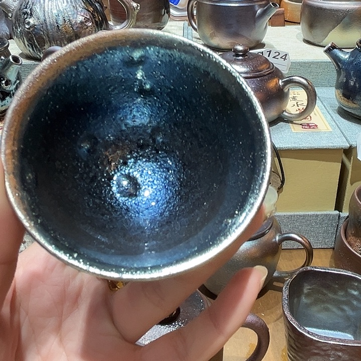 杯紫泥柴烧瑕疵杯子不退换