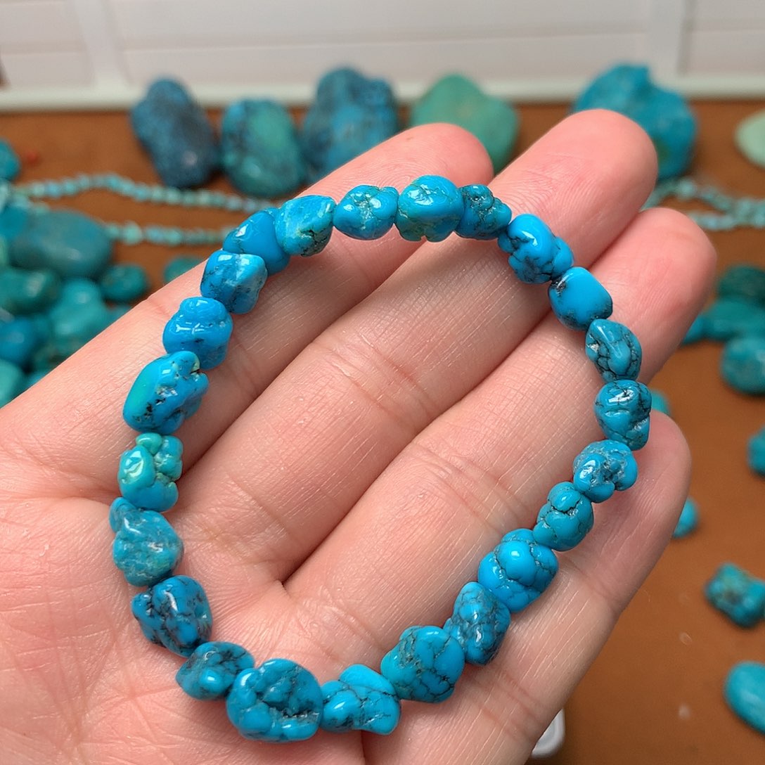 绿松石珠宝奇石未镶嵌人****忧