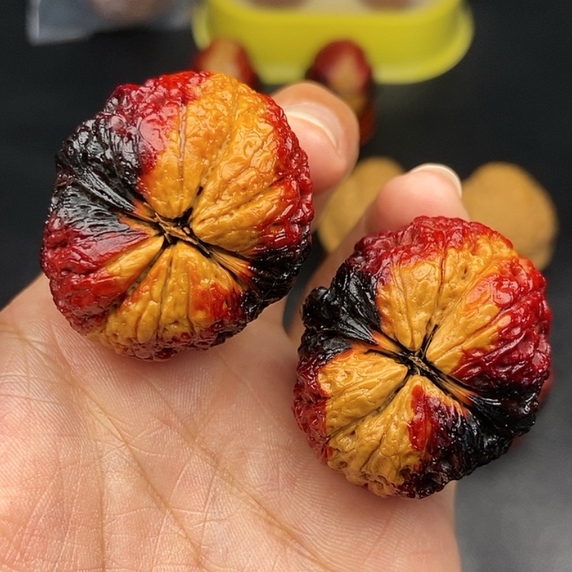 【闪购商品】把件文玩核桃37尺蛇皮球