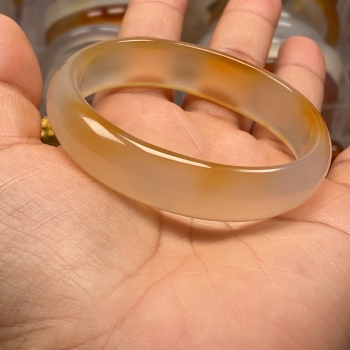 玛瑙/玉髓手串未镶嵌丨***一