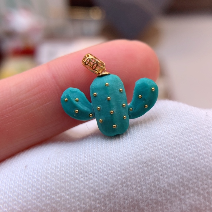 绿松石绿松石配饰18K金镶嵌