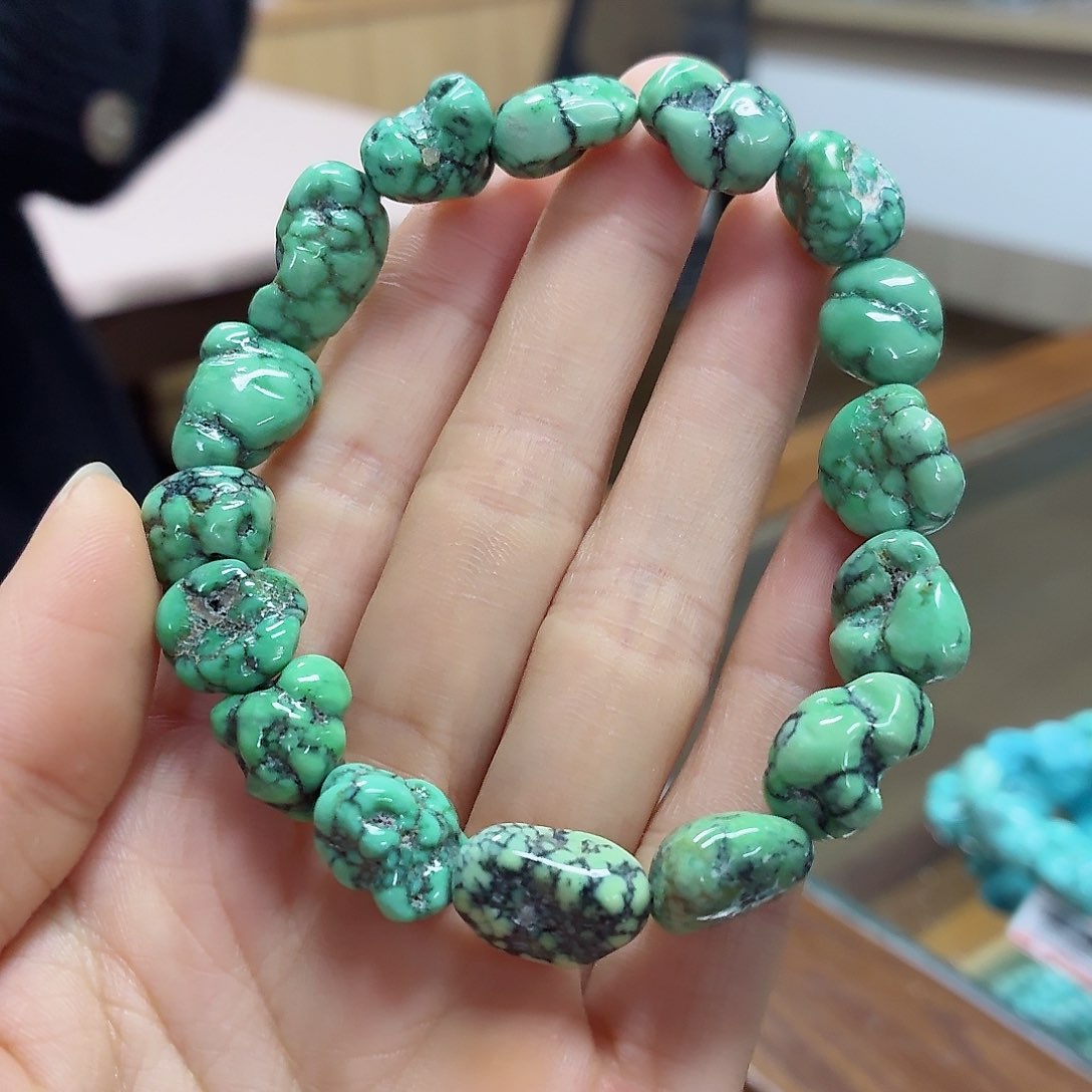 未镶嵌绿松石珠宝奇石