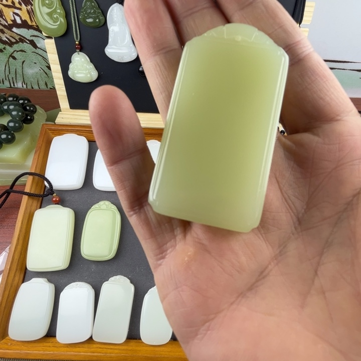 南***适玉平安无事牌46黄口高货福利