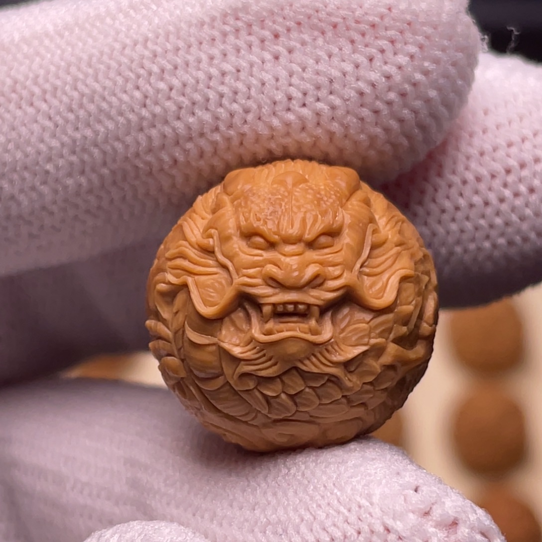 猴头核桃吊坠龙珠19.3