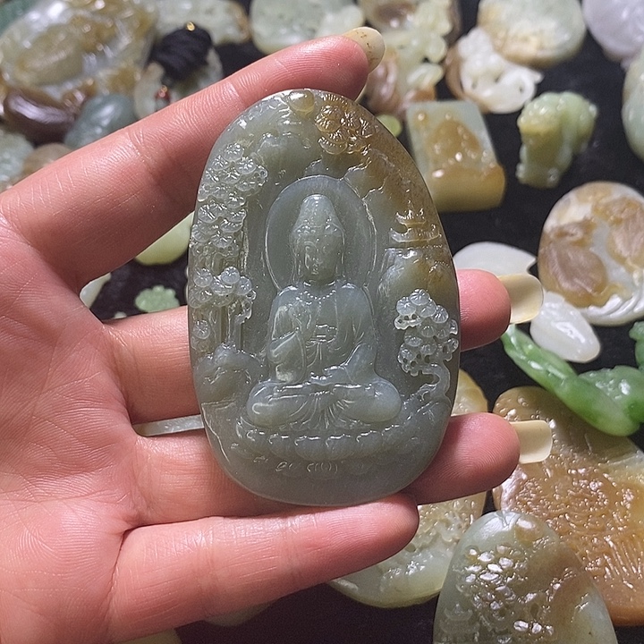 定制和田玉观音牌子