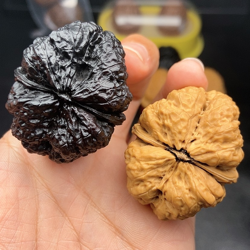 【闪购商品】把件文玩核桃42尺蝴蝶蟾