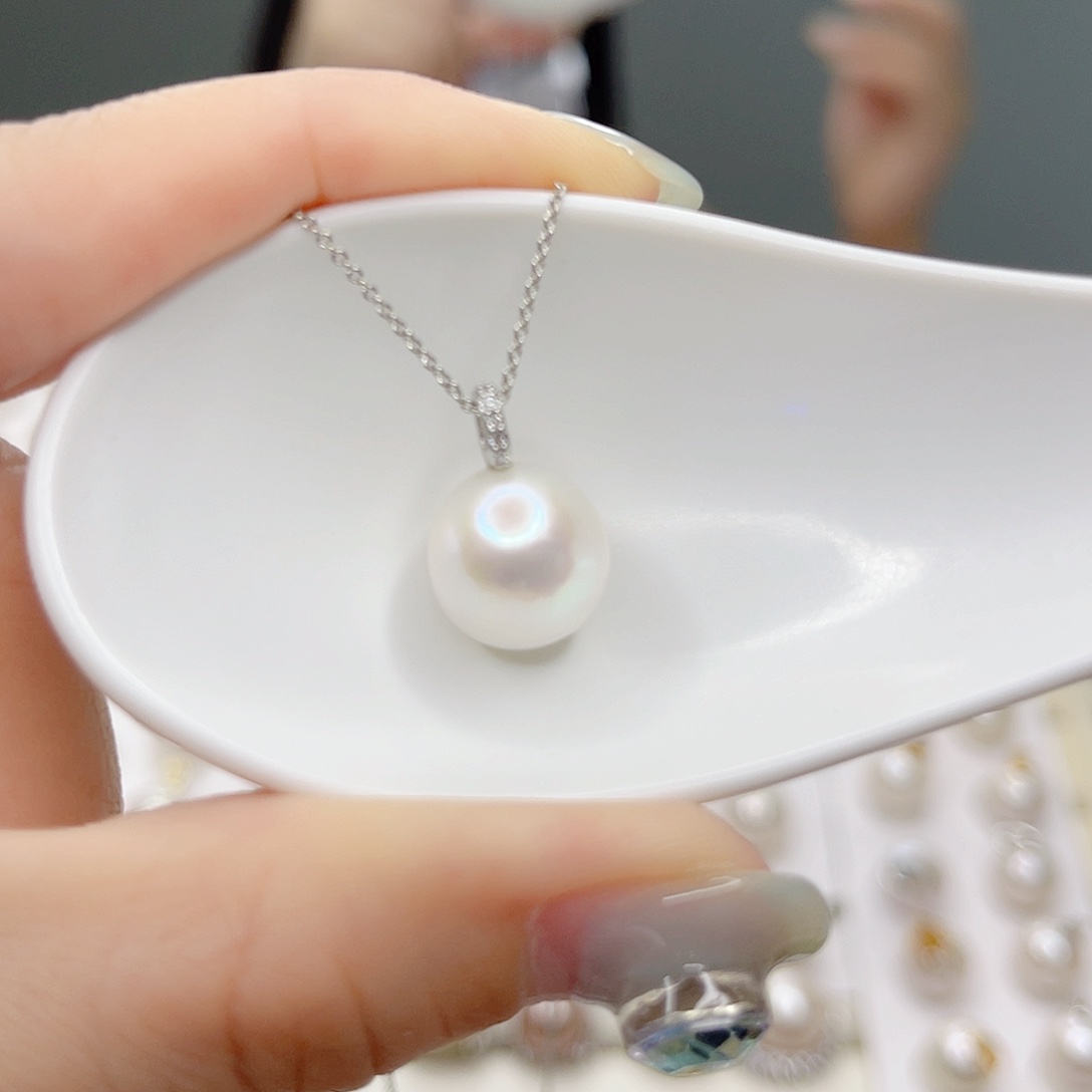 淡水珍珠合金吊坠(赠链)