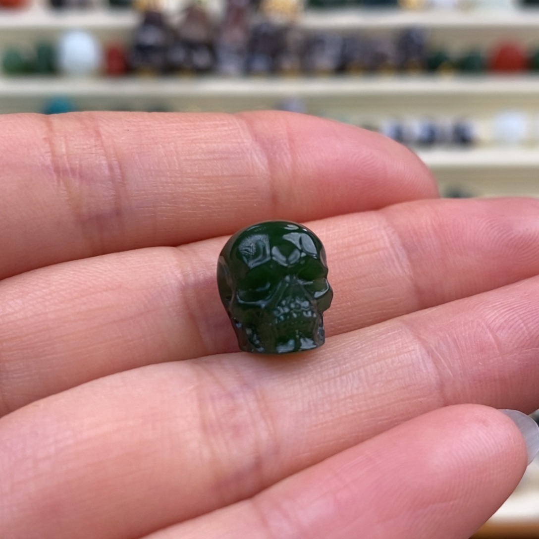 和田玉（碧玉）颈饰未镶嵌