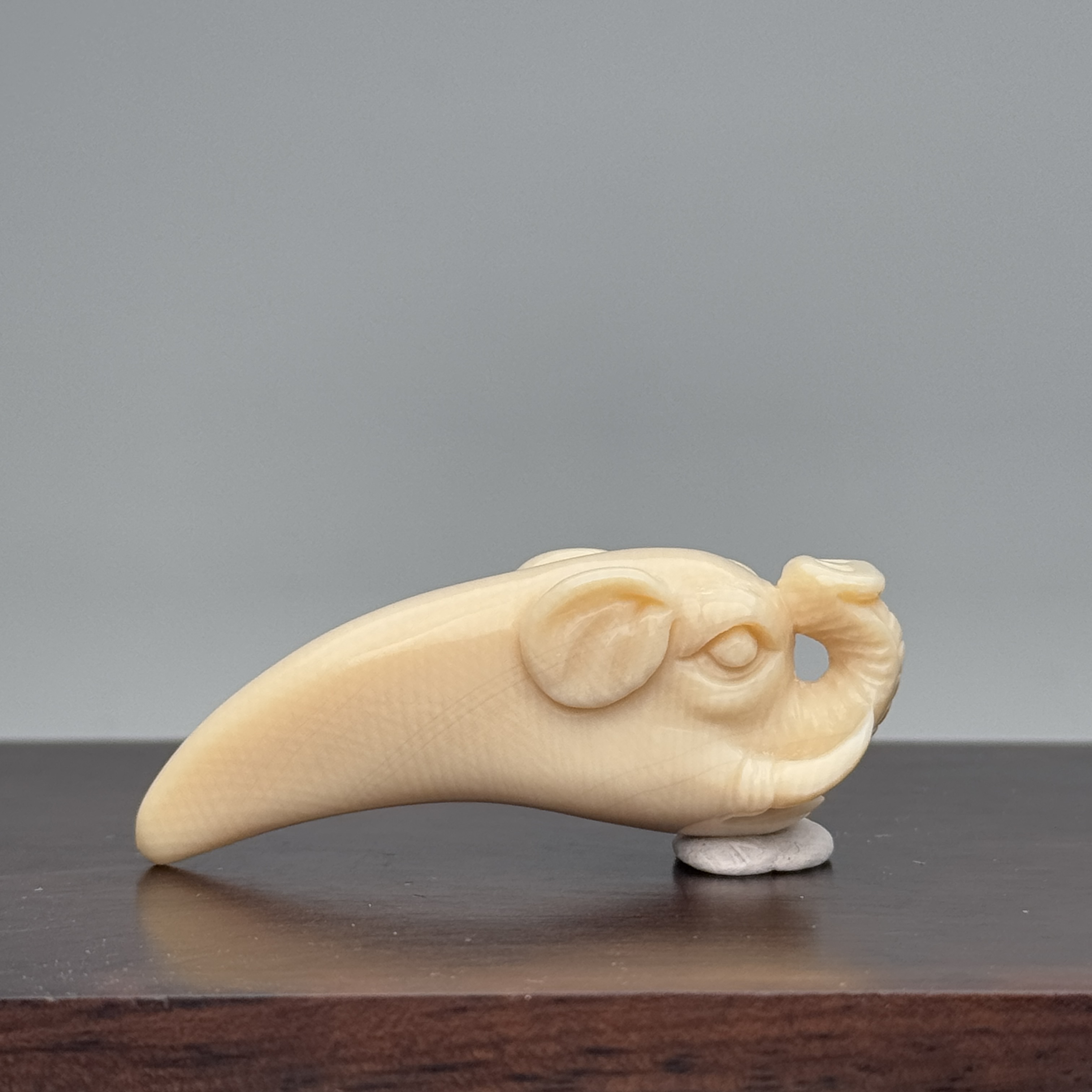 DEZHI/德志48*18*12mm7.7g吉象牙尖吊坠猛犸牙K869（默认吊坠绳）