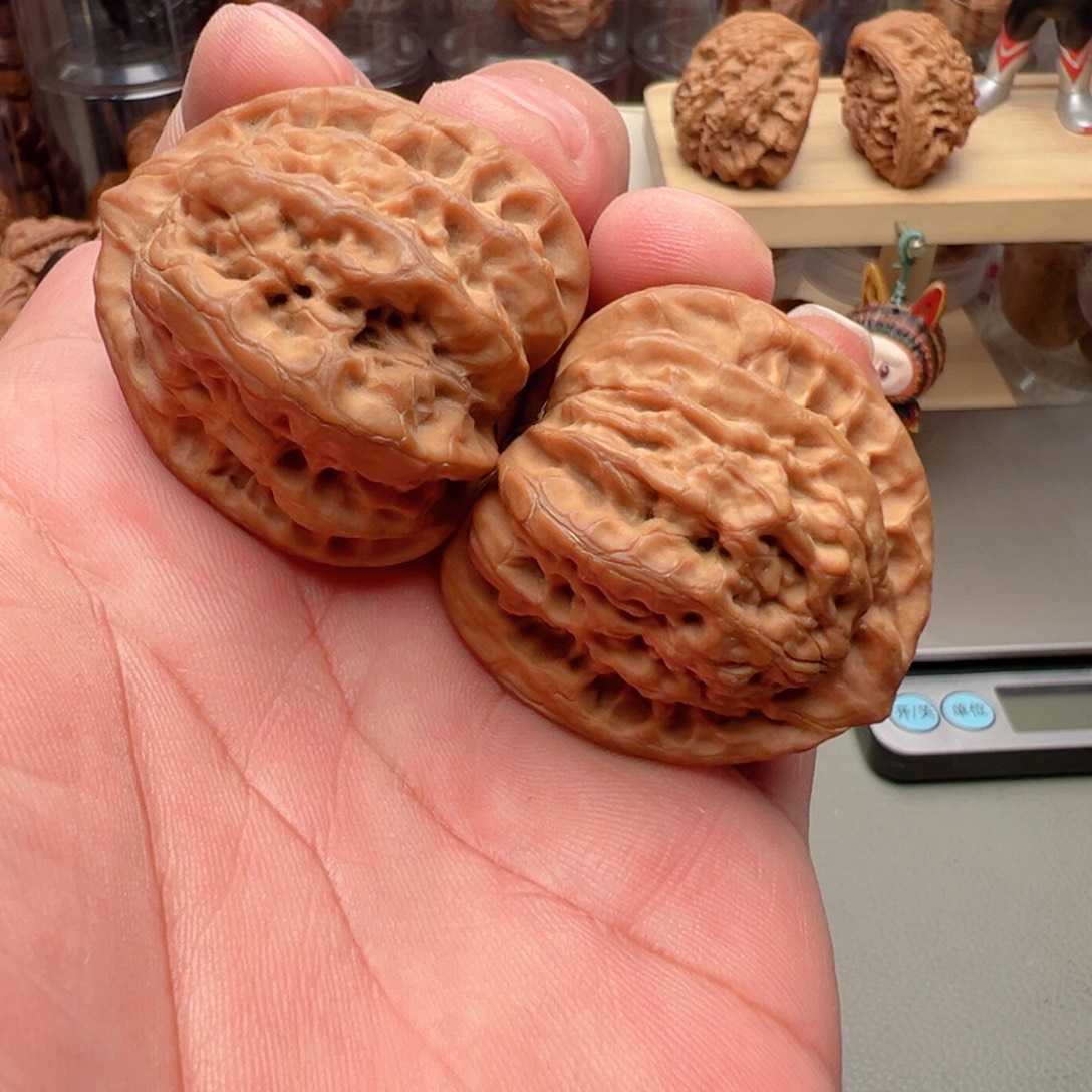 把件文玩核桃39尺全品佛肚