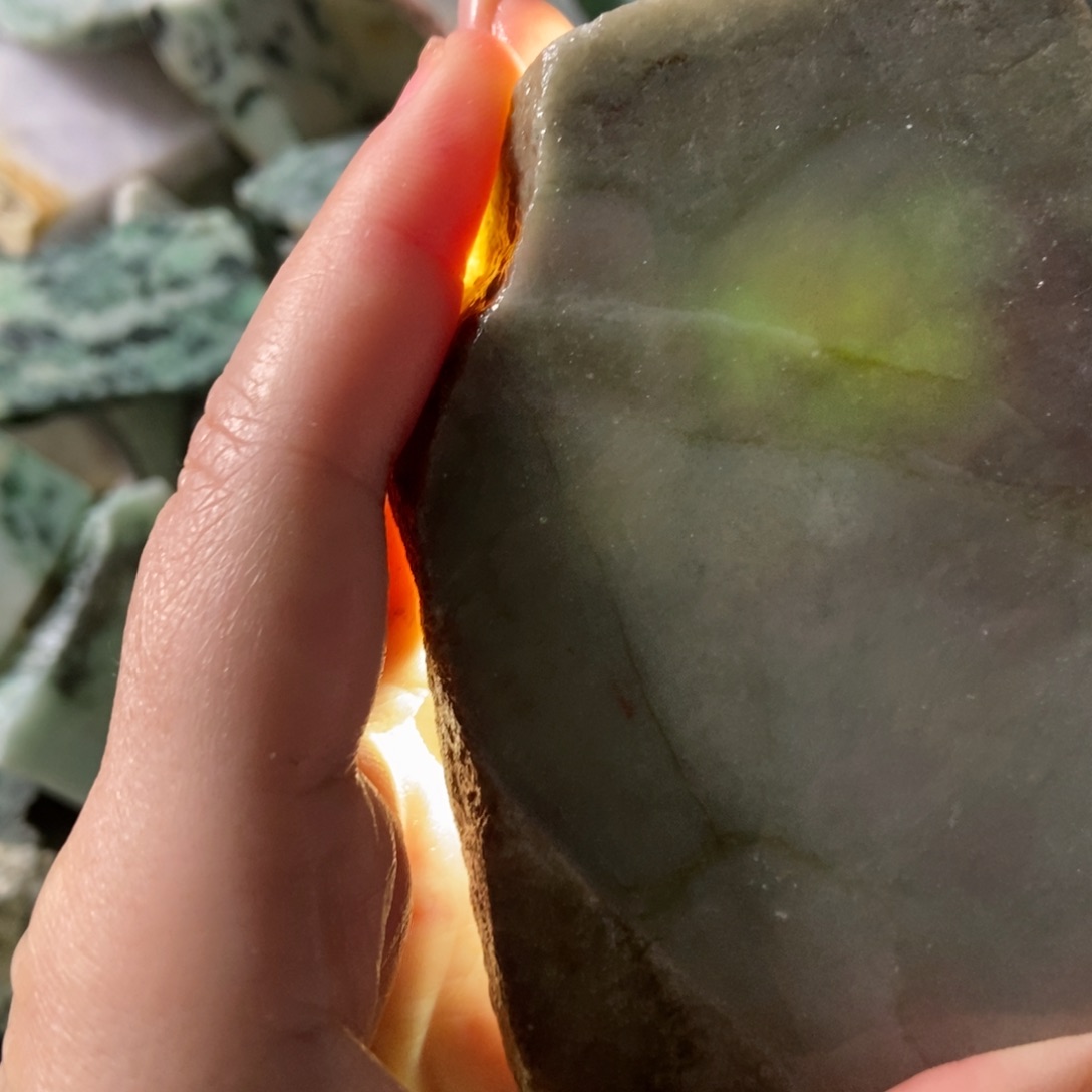 翡翠未镶嵌挂件天然翡翠