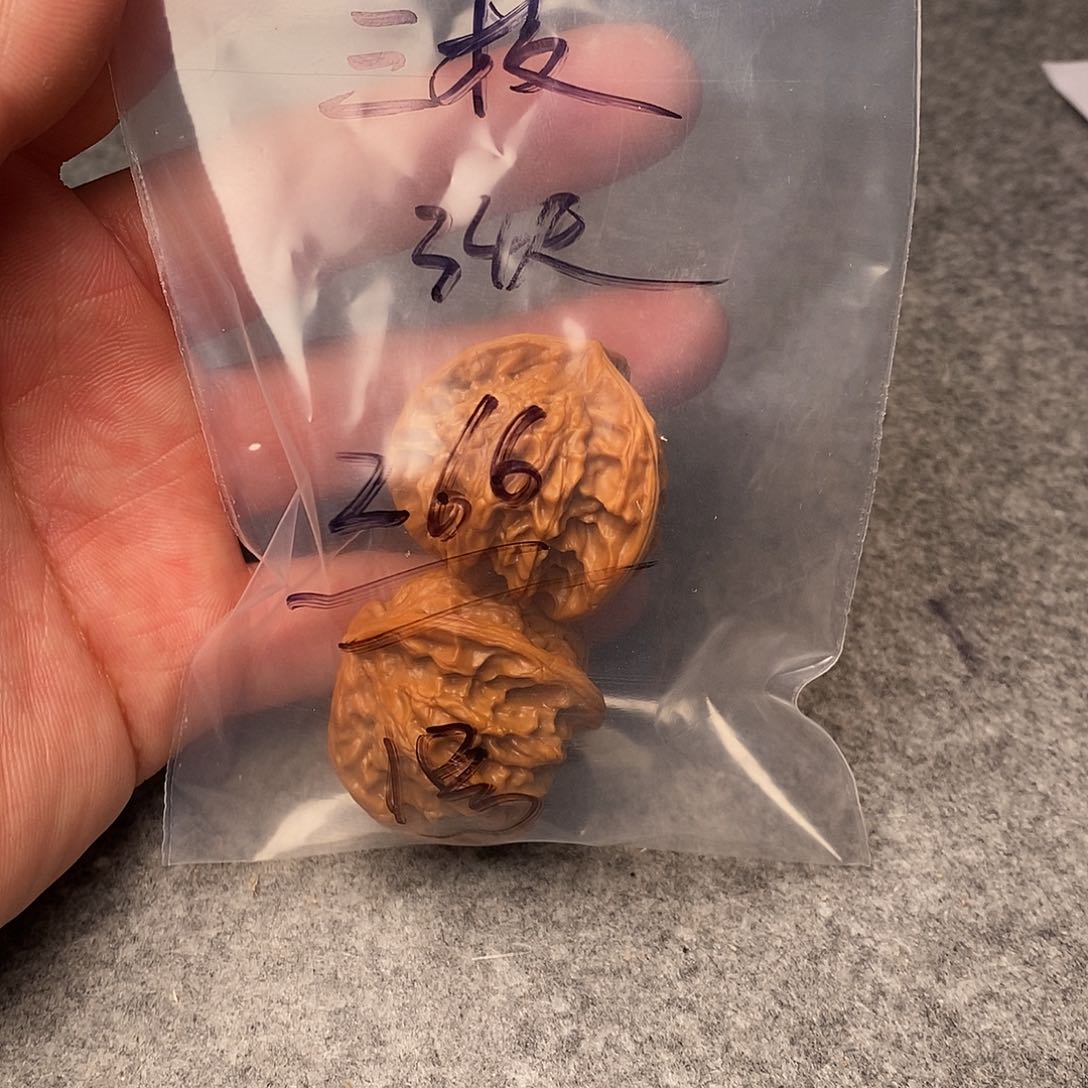 文玩核桃把件三棱