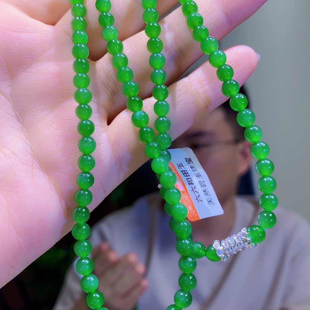 和田玉（碧玉）未镶嵌颈饰卡5